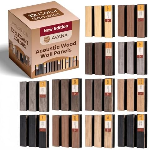 Avana Acoustic Wall Panels Color Samples Pack by AvanaHome