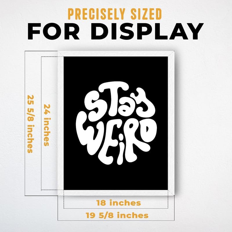 InkFlow Posters Stay Weird Canvas Poster - Image 3