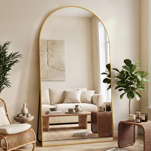 82"x44" Arched Full Length Mirror, Large Floor Mirror - Image 2