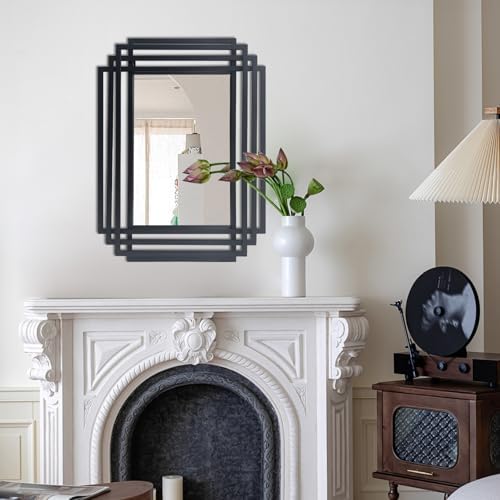 24"x18" Rectangle Decorative Mirror by DAOYIJIAJUAestheticMirror