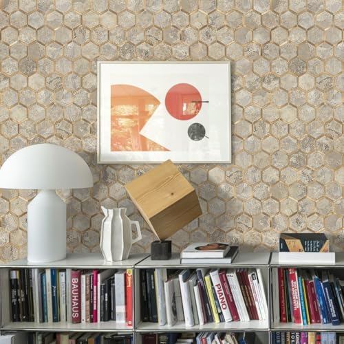 STICKGOO Hexagon Peel and Stick Backsplash Tile, Stick on Backsplash - Image 5