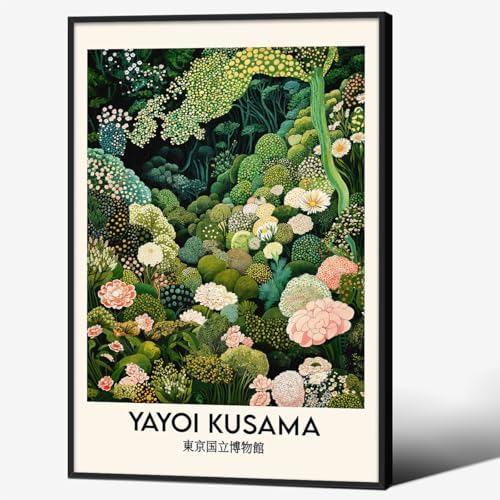 Yayoi Kusama Botanical Wall Art Vintage Japanese Nature Floral Poster 16x24 by Unknown