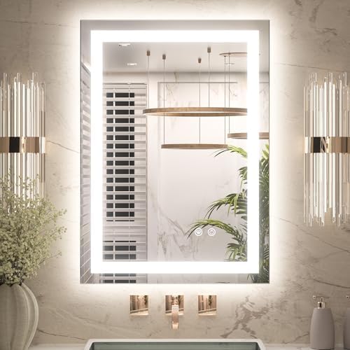 Keonjinn 22x30 Inch LED Bathroom Mirror by Keonjinn