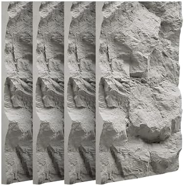 IZODEKOR PU Wall Panels Stone Look 24x48 in | 1.97 in Thick | 3D Wall Panels by Izodekor3DWallPanels