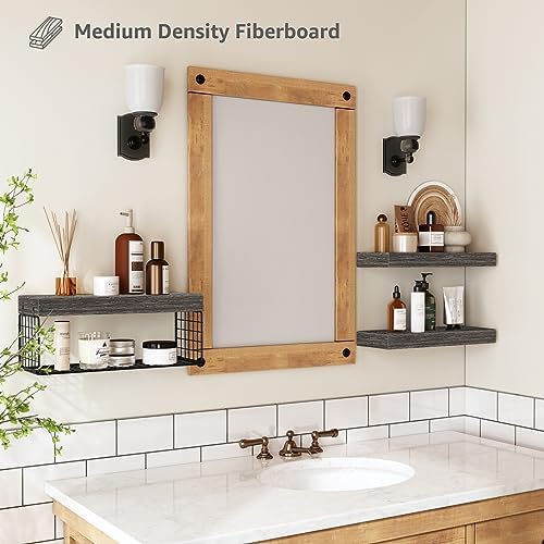 QEEIG Bathroom Shelves Over Toilet Wall Mounted - Image 5