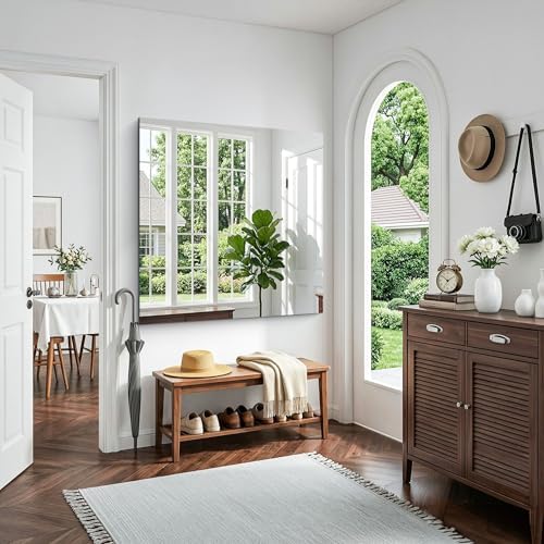 42x42 Inch Frameless Mirror, Frameless Bathroom Mirrors - Image 6