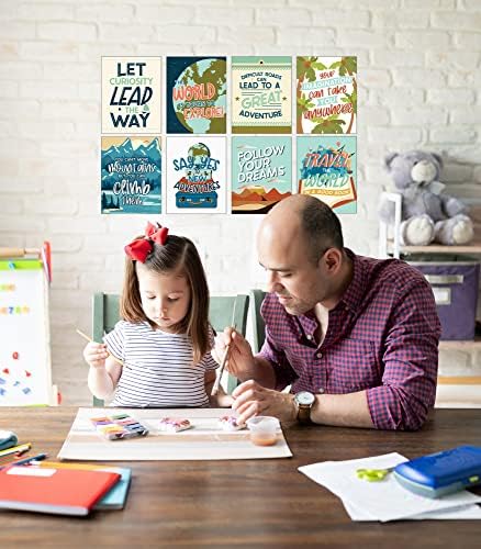 Carson Dellosa Let's Explore Poster Set, Adventure Classroom Bulletin Decor - Image 5