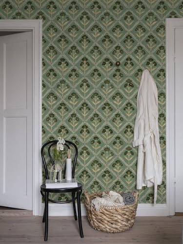 Orainege Peel and Stick Wallpaper Vintage Floral Wallpaper Self Adhesive - Image 4
