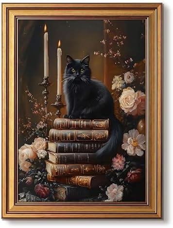 Gold Framed Wall Art, 16x24 Inch by Unknown