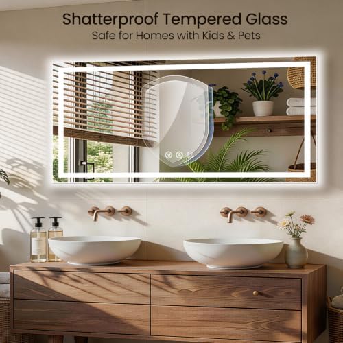 72"x30" LED Bathroom Mirror - Image 5