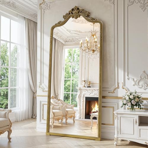71"x32"Arched Full Length Floor Mirror by WISSMIELSHOME