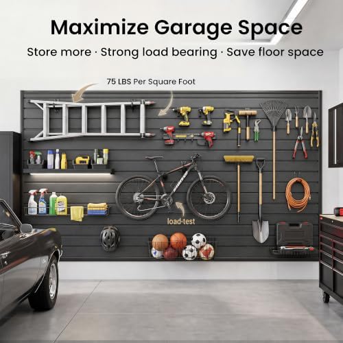 SMARTSTANDARD Slatwall Panel Set, 4x8 FT PVC Panel - Image 2