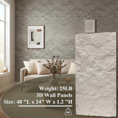 BEAUTYPEAK 3D Faux Stone Wall Panels - Image 3
