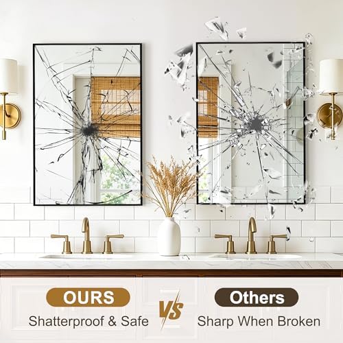 Rectangular Bathroom Mirror - Image 6