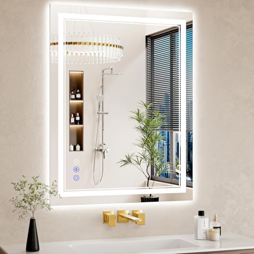 28"x36" LED Bathroom Mirror by WISSMIELSHOME