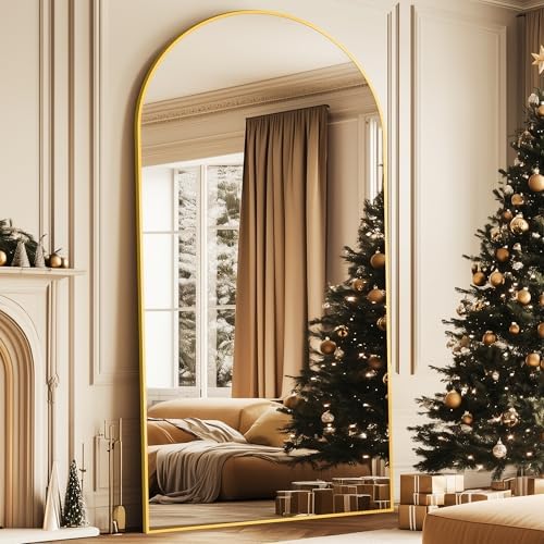77"x38" Arched Full Length Mirror, Large Floor Mirror - Image 2