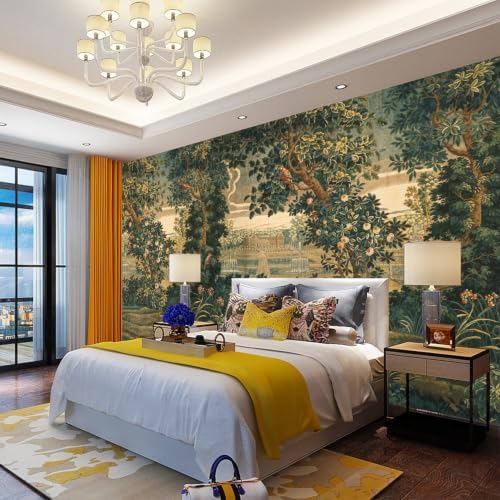 Lush Green Plants, Rare and Exotic Animals, and self-Adhesive murals of the - Image 6