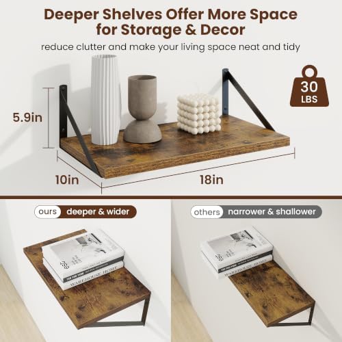 Axeman Deep Floating Shelves - Image 3