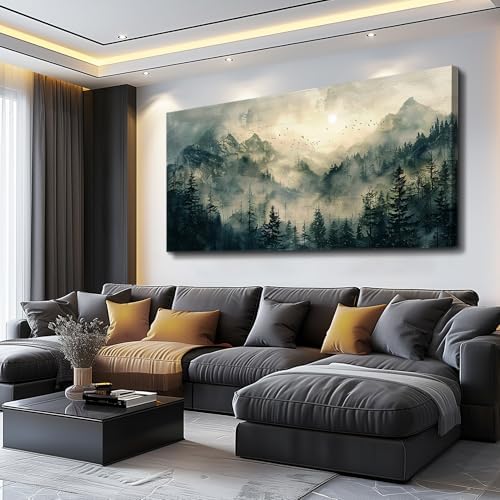 FUHAIHUA Canvas Wall Art For Living Room Framed Wall Decor For Bedroom Modern - Image 2