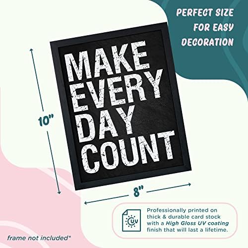 L&O Goods Motivational Wall Art – Set of 6 • Inspirational 8×10 Glossy Poster - Image 3