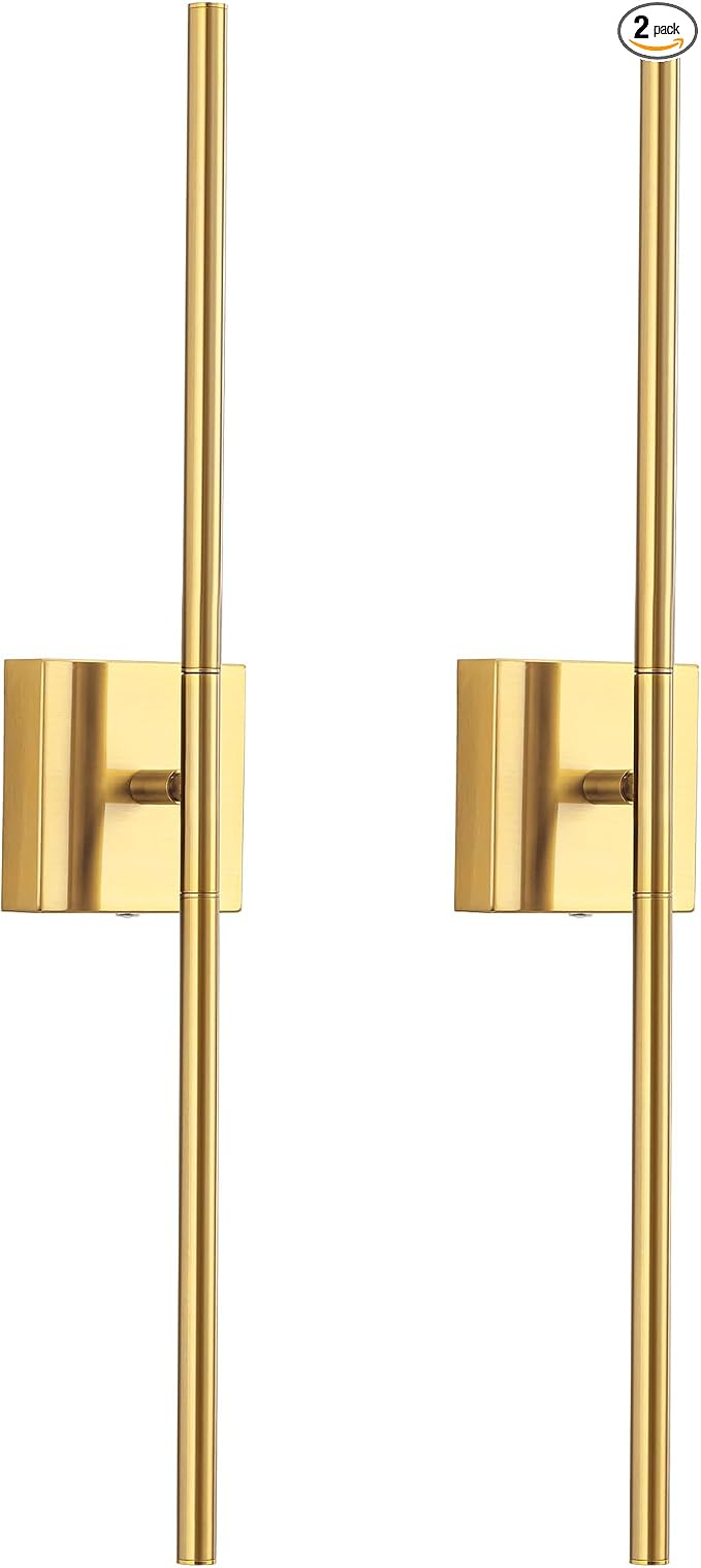 KDG Cordless Wall Sconces Set of 2, Wireless 5200mAh Rechargeable Battery by KDG