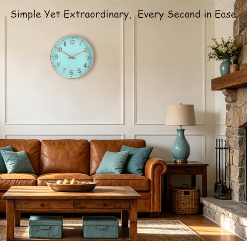 14Inch Silent Analog Wall Clock Non Ticking Clocks - Image 2