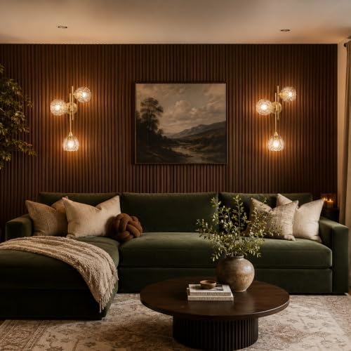 Hamilyeah 3 Light Gold Wall Sconce - Image 7
