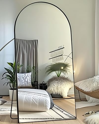 KOMCOTE Arch Mirror Full Length, Floor Length Mirror, Arched Floor Mirror - Image 3