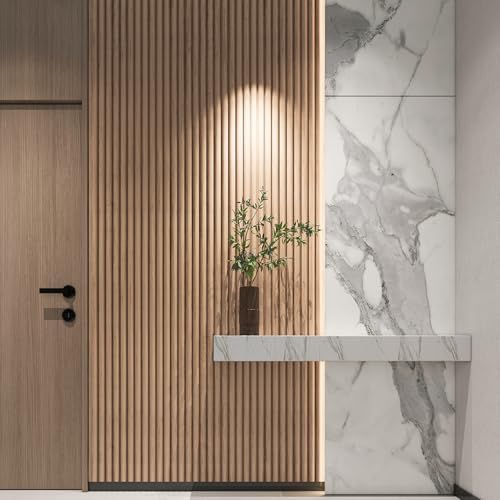 Art3d 108 x 5.7 in Fluted Wood Wall Paneling - Image 3