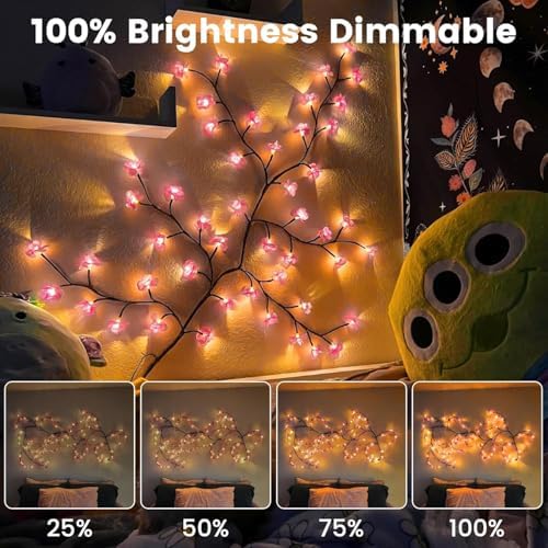 Cherry Blossom Lights with Bendable Tree Branches - Image 3