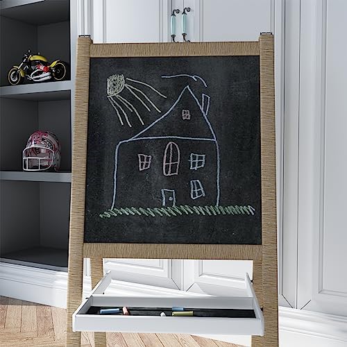 YENHOME Grasscloth Wallpaper Border Peel and Stick Removable Wall Border Trim - Image 5