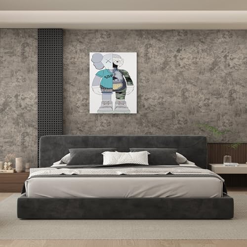 JSEVEM 16"×354" Light Brown Concrete Wallpaper Peel and Stick Industrial Beige - Image 3