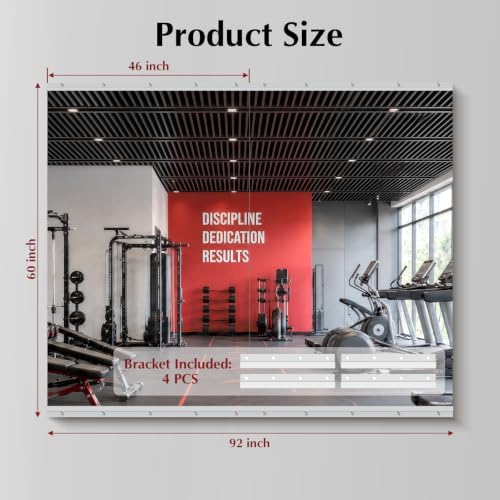 BEAUTYPEAK Home Gym Mirror - Image 2
