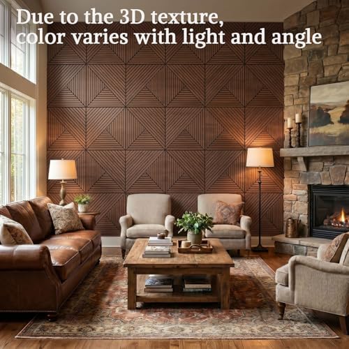Acoustic Wall Panels, 8 Piece 23.62"X 23.62" PVC Peel and Stick Wall Panels - Image 6