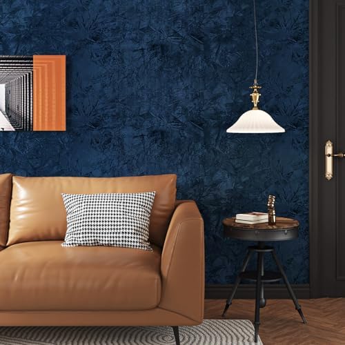 Wallercity Blue Self Adhesive Velvet Drawer Liner Textured Flocking Fabric - Image 7