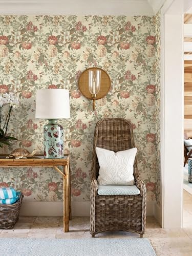 Floral Wallpaper Vintage Peel and Stick Wallpaper - Image 7