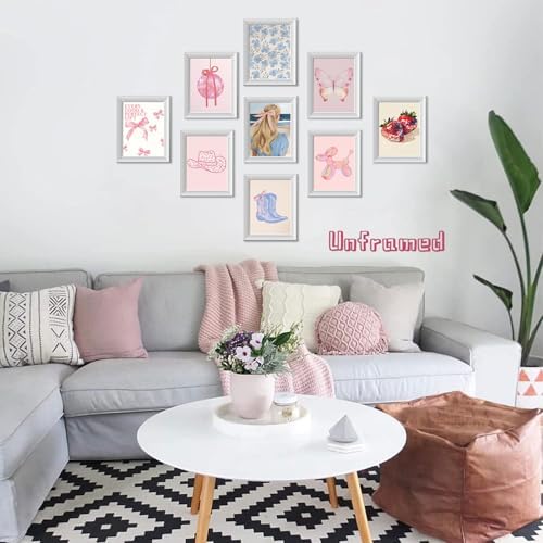 XIANGRUI Preppy Wall Art Set of 9 - Image 6