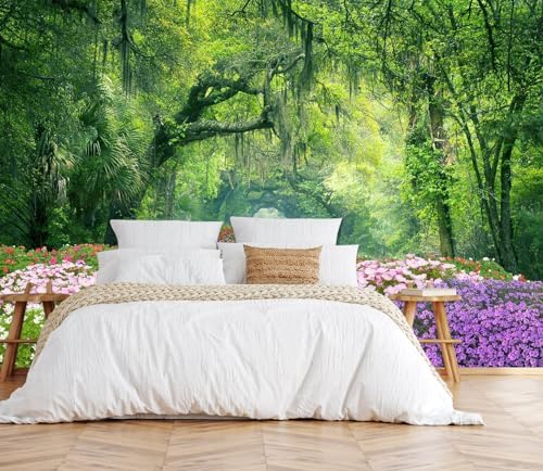 Toolhom Sunny Flowers and Forest Wallpaper - Image 2