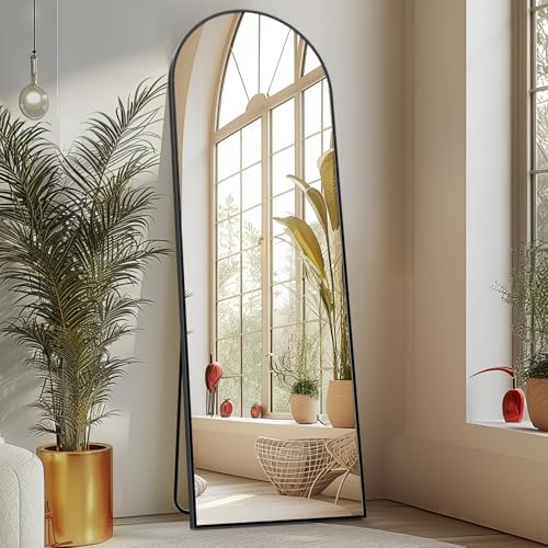 Sweetcrispy 59"x16" Arched Full Length Mirror, Full Body Mirror by Sweetcrispy