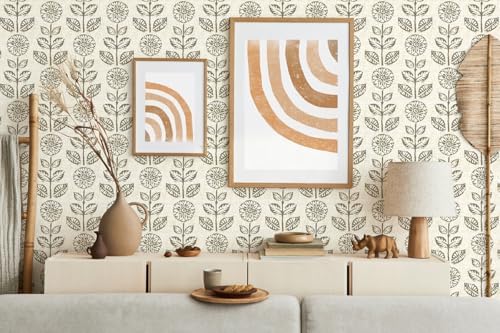 Wudnaye Vintage Floral Peel and Stick Wallpaper - Image 3