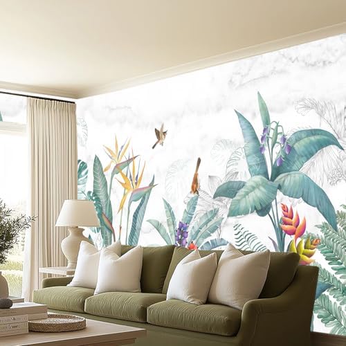 European Oil Painting, Birds murals Woodland Tree Peel and Stick self Adhesive - Image 3