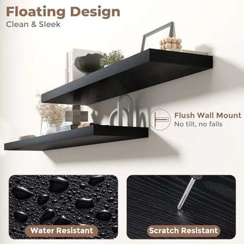 72 Inch Floating Shelves for Wall - Image 4
