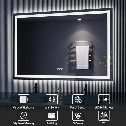 Amorho LED Bathroom Mirror - Image 5