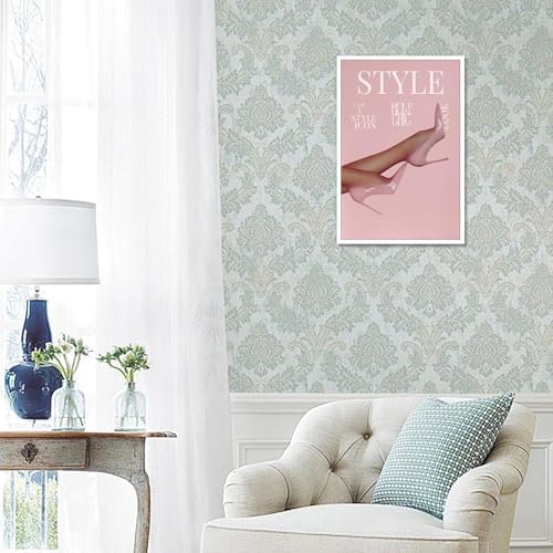 Trendy Pink Heels Poster High Heel News Headline Canvas Wall Art I Am A Style - Image 6