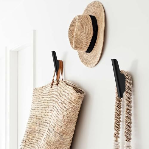 Wood Wall Hooks 4 Pack Coat Hooks Wall Mount, Towel Hooks - Image 4