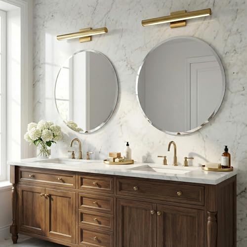 24 Inch Round Frameless Bathroom Mirror - Image 6