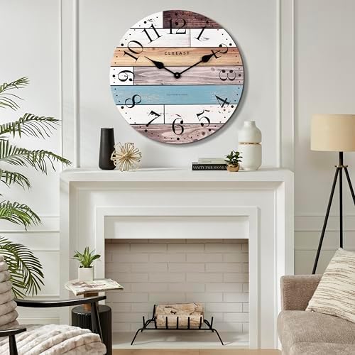 CLXEAST 24 Inch Coastal Farmhouse Wall Clocks - Image 5