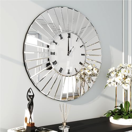 SHYFOY Mirrored Wall Clock - Image 2