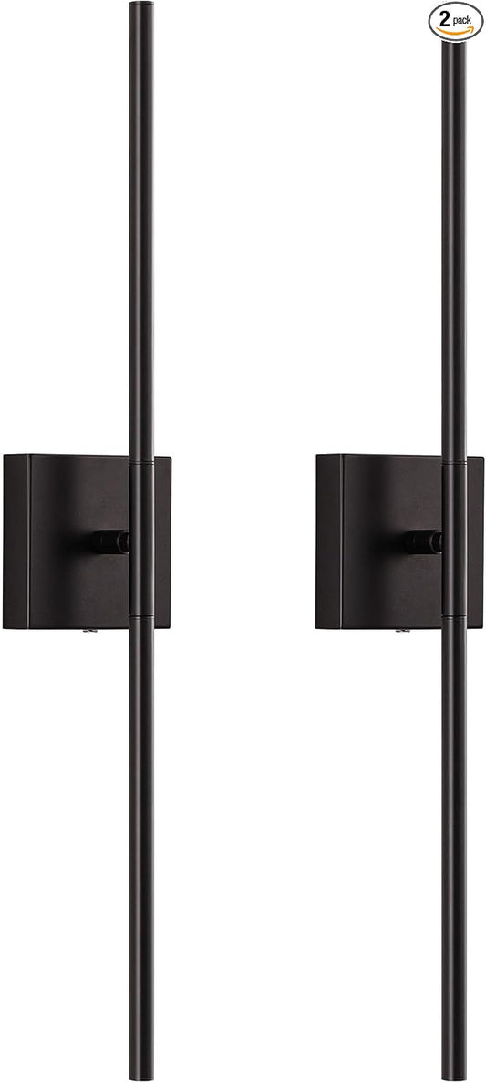 KDG Cordless Wall Sconces Set of 2, Wireless 5200mAh Rechargeable Battery by KDG