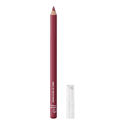 e.l.f. Cream Glide Lip Liner, Highly-Pigmented Pencil For Shaping & Sculpting Lips, Semi-Matte Finish, Vegan & Cruelty-Free, That Merlot Tho